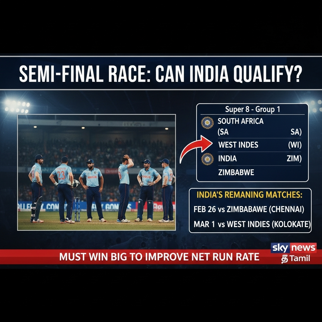 🏏 இந்திய அணிக்கு அரையிறுதி கண்டம்? தென் ஆப்பிரிக்காவிடம் தோற்றதால் வந்த வினை!