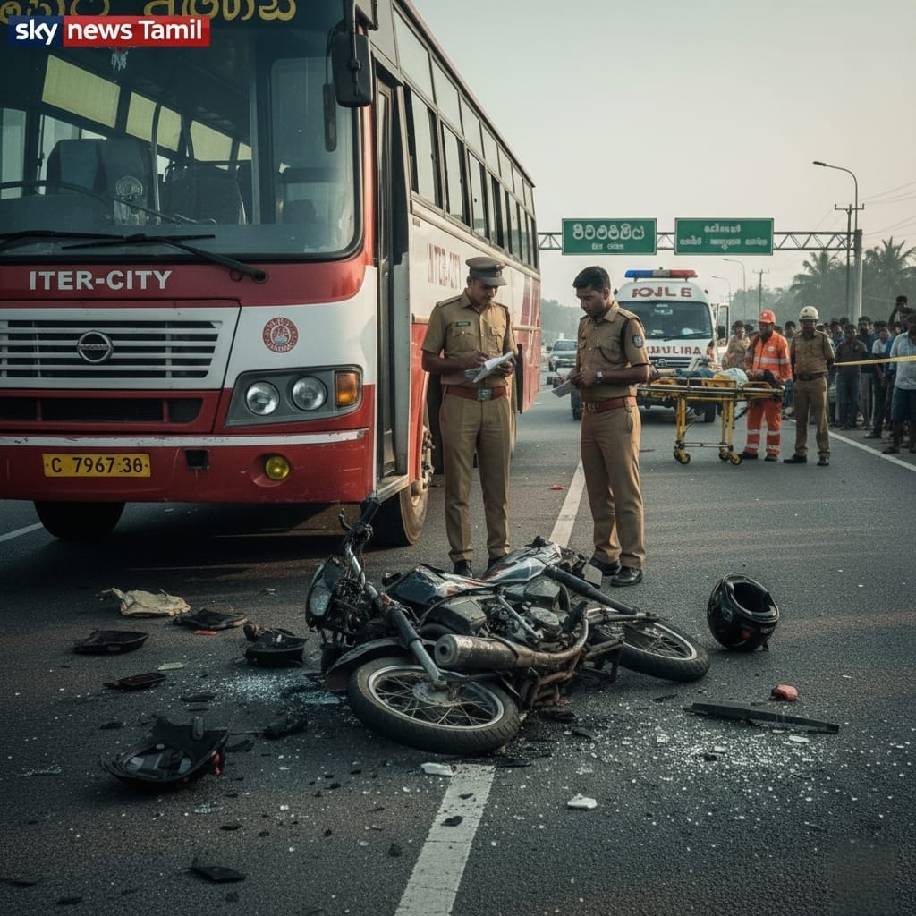 கொழும்பு – கண்டி வீதியில் கோர விபத்து: 21 வயது இளைஞர் உயிரிழப்பு; யுவதி படுகாயம்